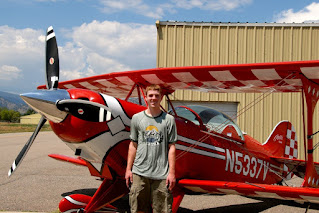 Man with Aerobatic Airplane