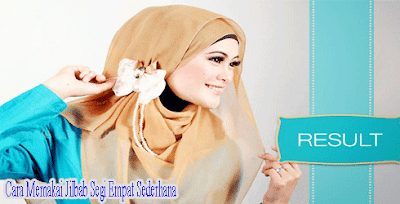 Cara Memakai Jilbab Segi Empat