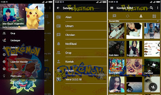 Download Gratis BBM Mod Pokemon Apk v3.0.0.18 (Not clone) Terbaru 2016