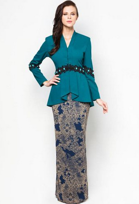 15 Contoh Gambar Model Baju Kurung Batik Terbaru