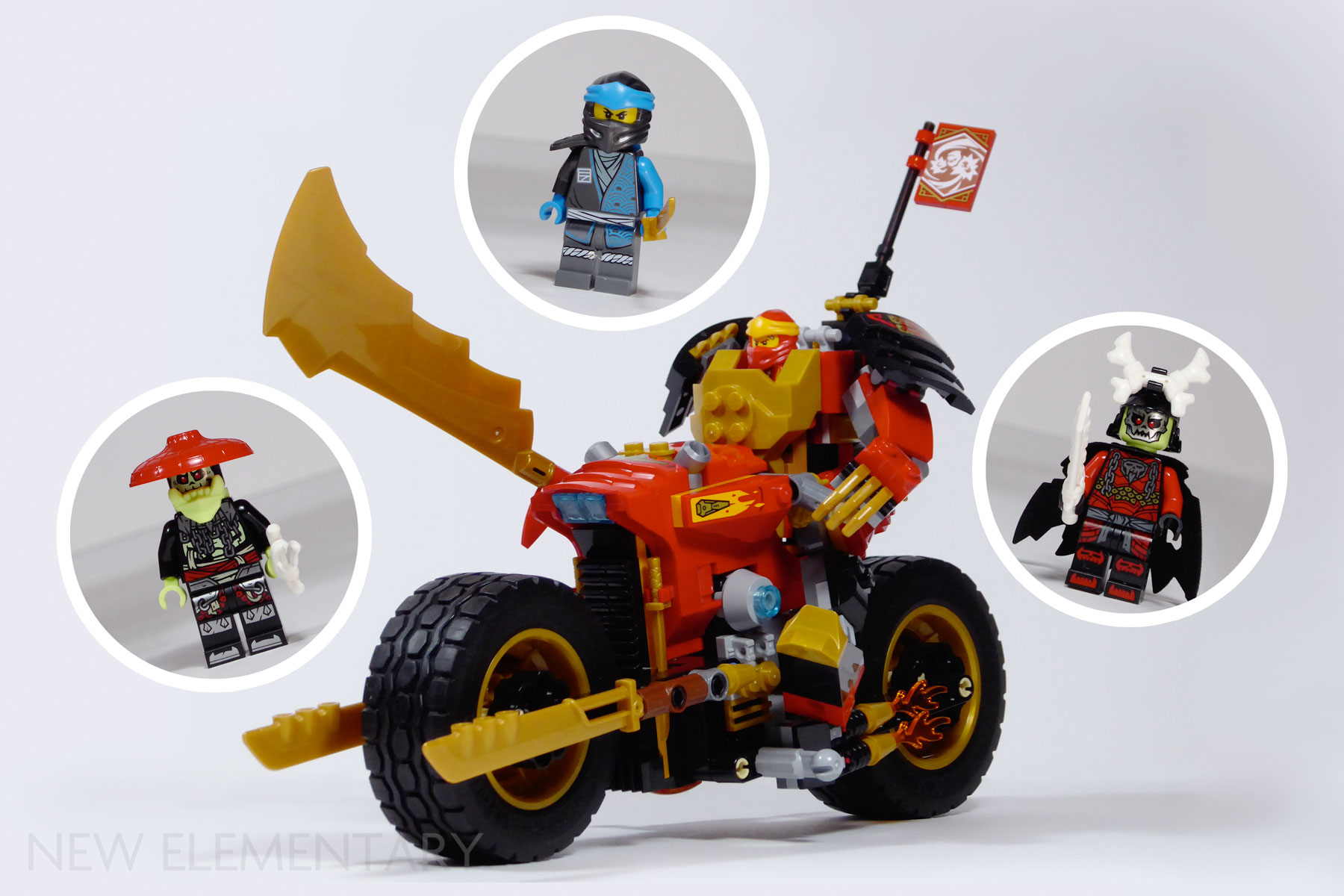 Irrigatie Dicteren visie LEGO® NINJAGO® review: 71783 Kai's Mech Rider EVO | New Elementary: LEGO®  parts, sets and techniques