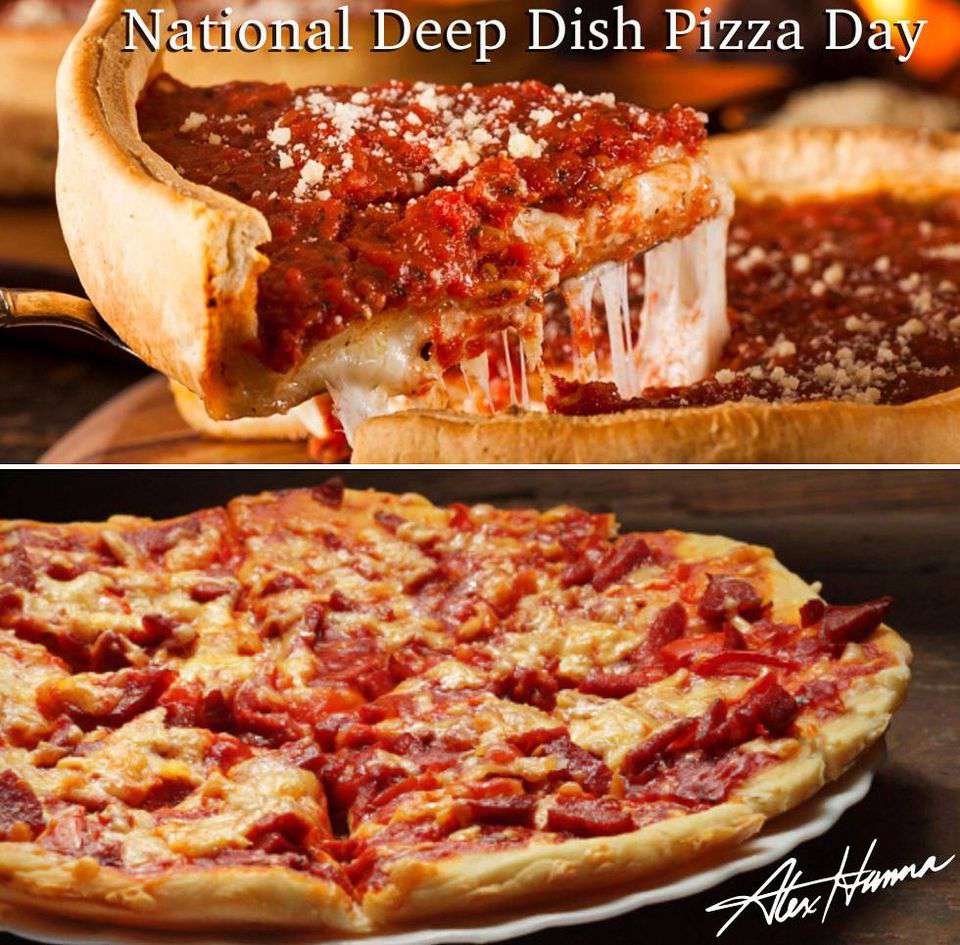 National Deep Dish Pizza Day Wishes Awesome Images, Pictures, Photos, Wallpapers