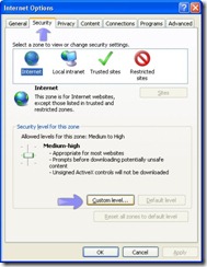 Security Custom Level
