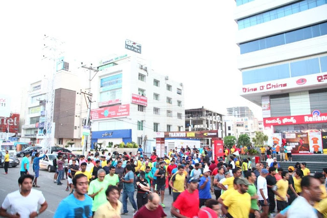  Hyderabad Runners Society, organizers of the 6th Edition of Airtel Hyderabad Marathon along with Performax organised a training run