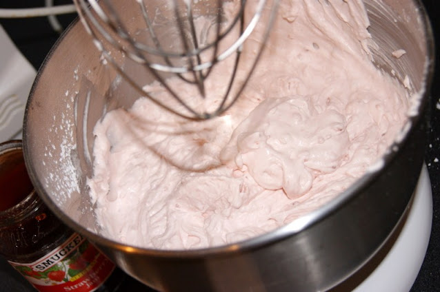 Mixing Strawberry Frosting Image