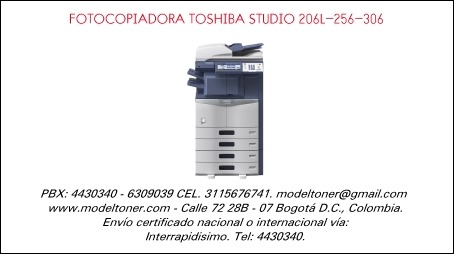 FOTOCOPIADORA TOSHIBA STUDIO 206L-256-306