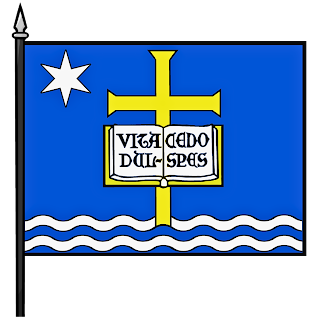 Notre Dame flag banner coat of arms