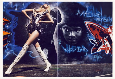 Vogue Paris and KAWS - Graffiti Couture @ sweetassugarman.blogspot.com