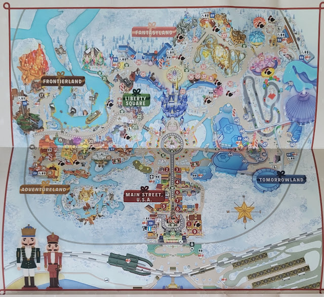 Disney Christmas Party Map