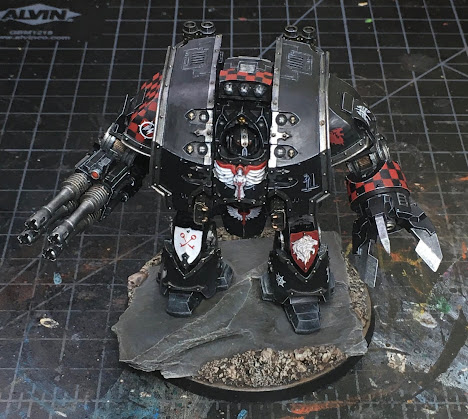 Dark Angels Legion Leviathan Pattern Siege Dreadnought WIP