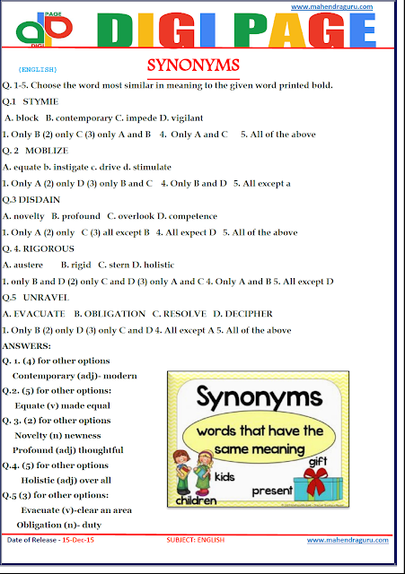 DP | SYNONYMS |15-DEC-15