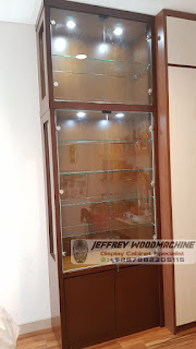 jeffrey woodmachine showcase display cabinet