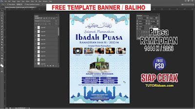 Free Baliho Ramadhan 1444 H PSD