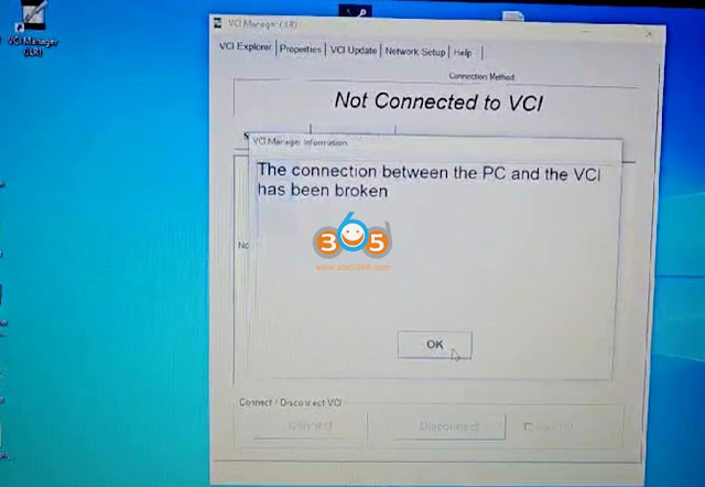 VNCI JLR DoIP Pathfinder Not Connect VCI 5