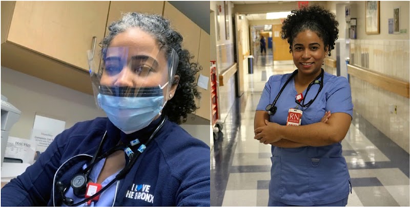  Asambleísta dominicana pausa  representación, toma uniforme de enfermera y regresa a hospital para ayudar  pacientes de COVID - 19