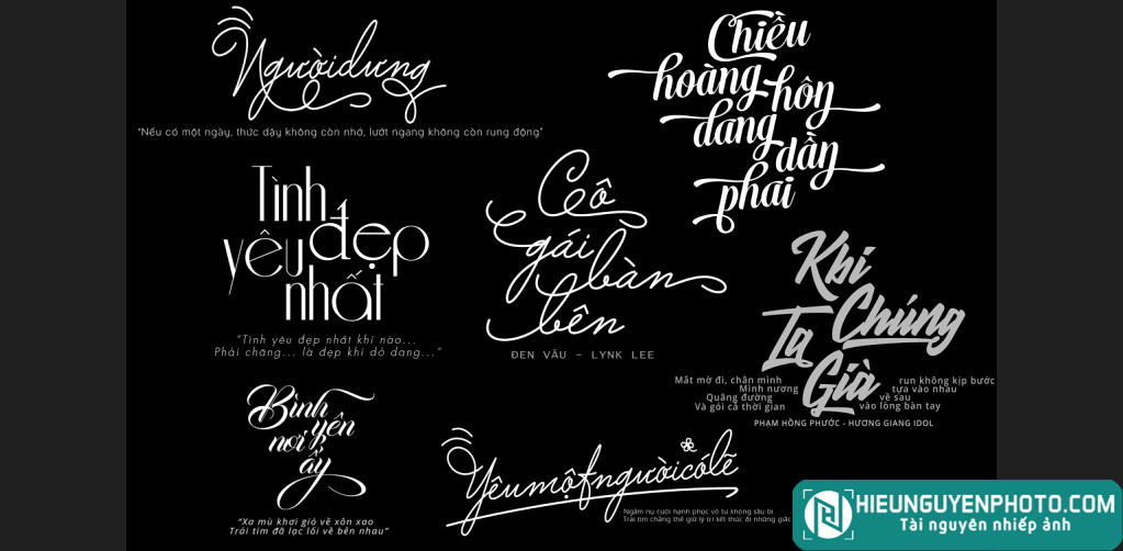 Typography Tiếng việt cực đẹp