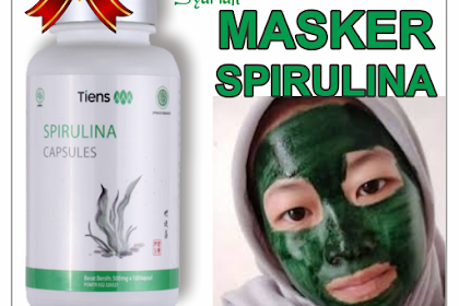 Pemakaian masker spirulina yang benar