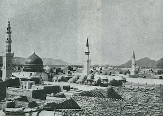 Mescid-i Nebevî'nin 1908 yılına ait bir fotoğrafı