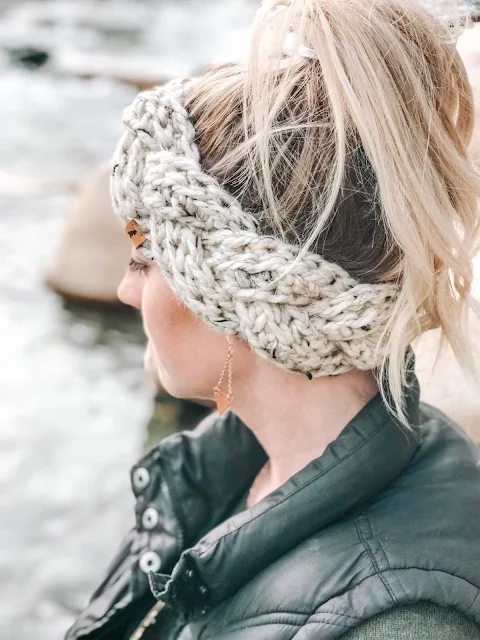 chunky braided headband pattern