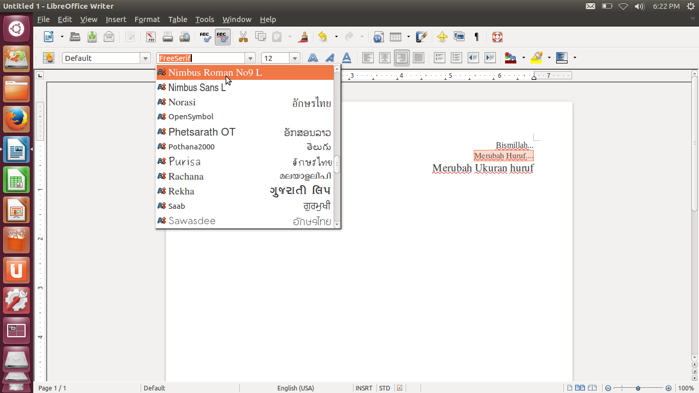 Catatan Ojiedarojie: Screen shoot LibreOffice 4 di Linux 