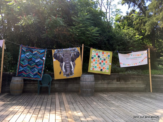 {Erin Out and About} Quilts at the Creek