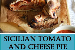 Sicilian tomato and cheese pie (Scaccia Ragusana)