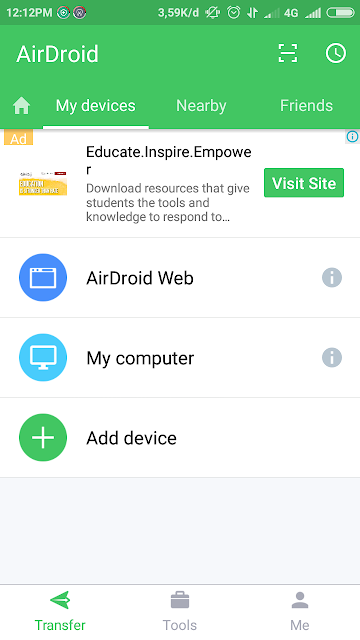 Apliasi AirDroid Memudahkan Transfer File Android Tanpa Menggunakan Kabel USB