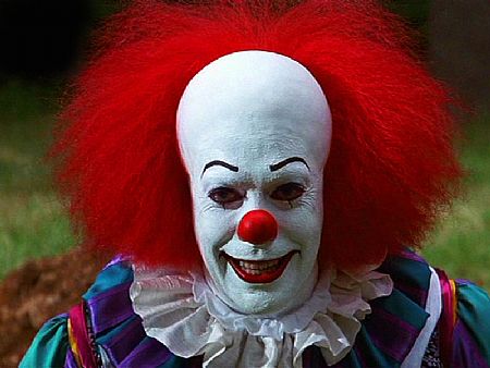 an evil clown knowitall