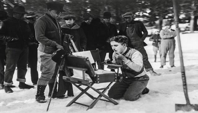 Fotograma de la quimera del oro, de Charles Chaplin, del año 1925