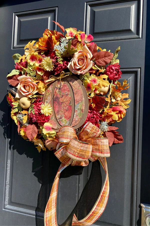 Fall Floral Wreath