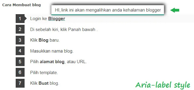 Cara Menggunakan Aria (Atribut HTML)