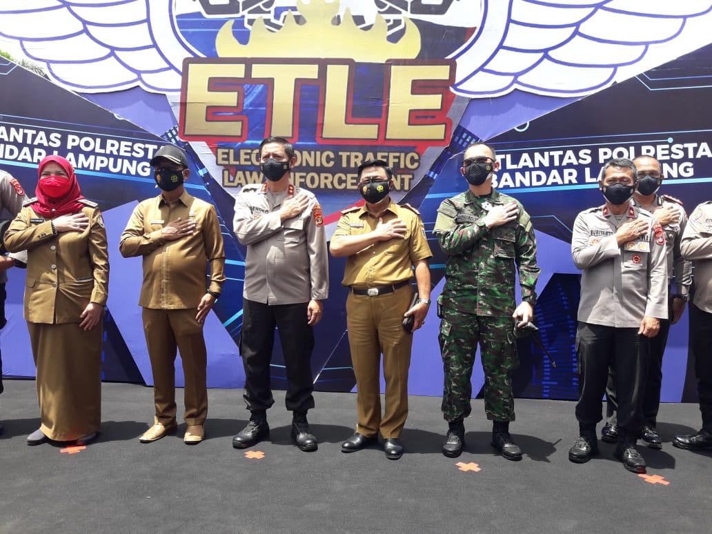 Polda Lampung salah satu Polda yang lauching ETLE