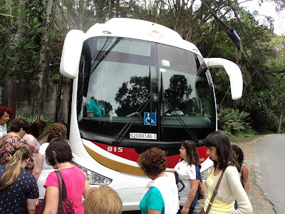 ônibus que nos levou no passeio