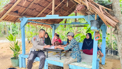 Sebagai Polisi RW, Kanit Provos Polsek Idi Rayeuk Polres Aceh Timur Aktif Lakukan Patroli Sambang Warga