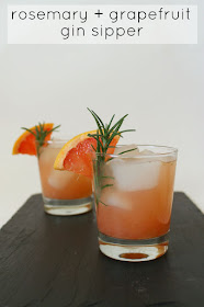 rosemary + gin + grapefruit