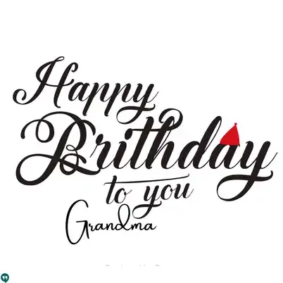 happy birthday to you grandma clipart