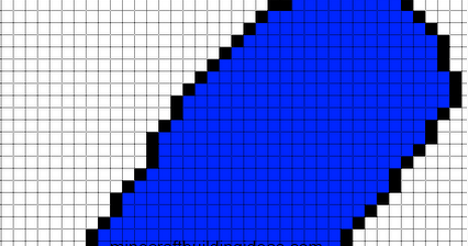 Minecraft Pixel Art Templates: Marge Simpson