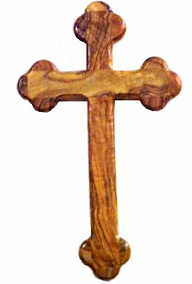 Pray the Cross made with wood christian religious pic