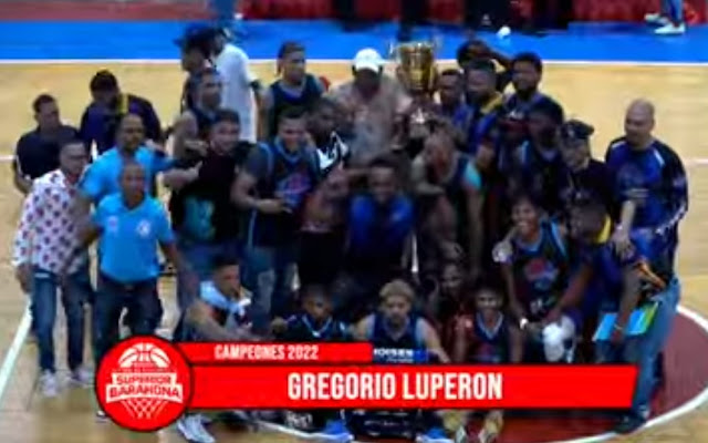 El Club Gregorio campeón del Torneo Baloncesto Superior de Barahona