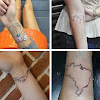 World Map Tattoos : 53 Attractive Map Tattoos For Arm : See more ideas about map tattoos, world map tattoos, tattoos.