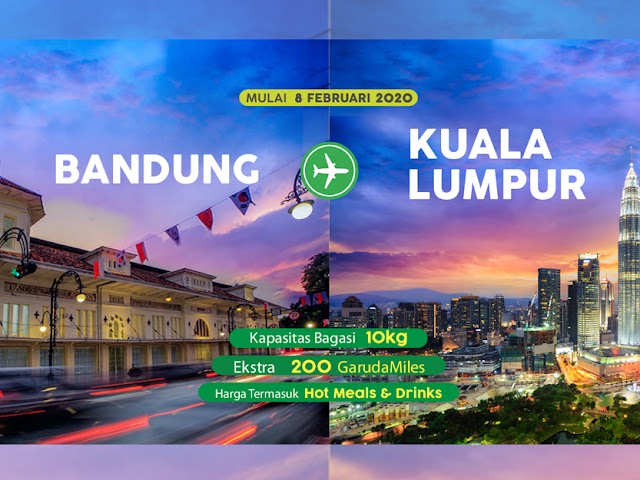 Inilah Jadwal Penerbangan Citilink Rute Bandung - Kuala Lumpur