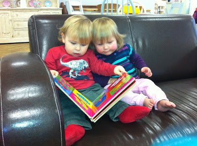 toddlers reading