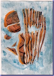Nuba Stencil 08 with paper cut