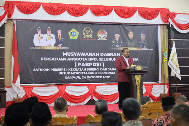 Dibuka Oleh Wagub Kepri, Bupati Aunur Rafiq Hadiri Musda PABPDSI Kabupaten Karimun