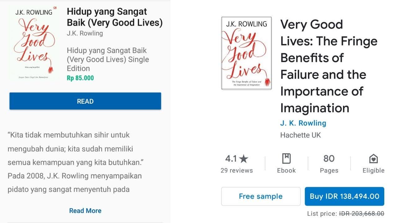 beli very good lives digital