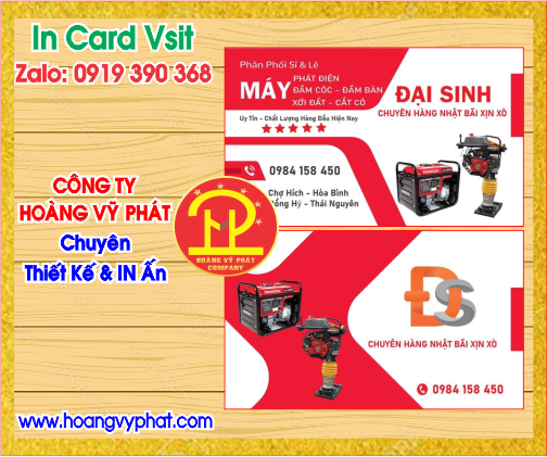 Mẫu In Card Danh Thiếp Đẹp Bình Dương 5