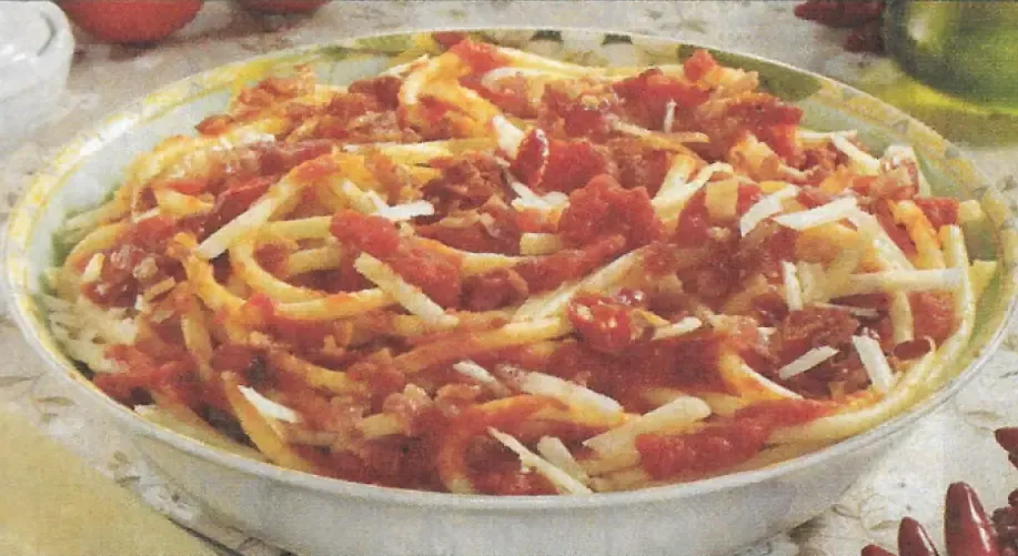 Bucatini all’amatriciana