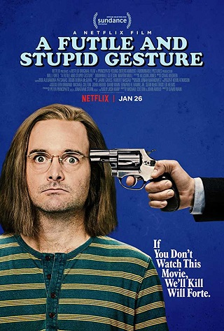 A Futile and Stupid Gesture 2018 English 350MB WEBRip 480p 