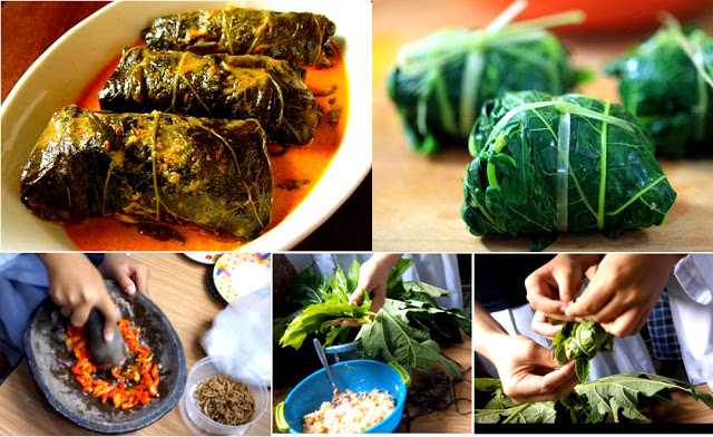 Resep dan Cara Memasak Buntil Daun Singkong yang Super Lezat