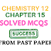 Chemistry 2nd year chapter 15 important mcqs solved pdf 